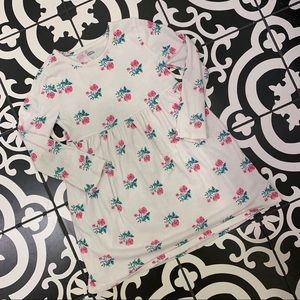Old Navy Long Sleeve Floral Swing Dress